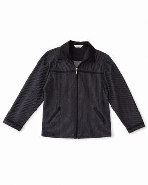 Women’s Vintage Blast Sports Black Pin Striped Jacket